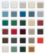 Sample Roofing colors swatch
